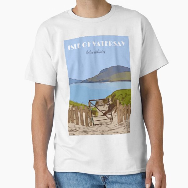 Item preview, Isle of Vatersay Travel Poster Print  designed and sold by Simply The West Prints.