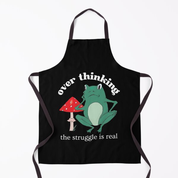 Item preview, Overthinking The Struggle Is Real Frog And Mushroom designed and sold by two7designs.