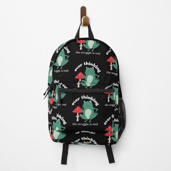 Item preview, Overthinking The Struggle Is Real Frog And Mushroom designed and sold by two7designs.
