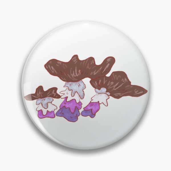Item preview, Pride Asexual Mushroom art designed and sold by aster-mars.