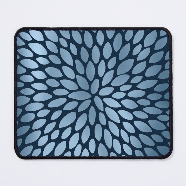 Item preview, Floral Bloom in Blue on Navy Blue designed and sold by meggydesigns.