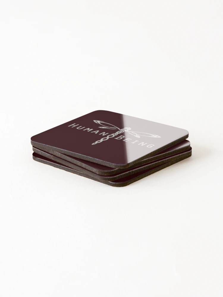 Thumbnail 4 of 5, Coasters (Set of 4), Human Being Raisin designed and sold by rootzero.