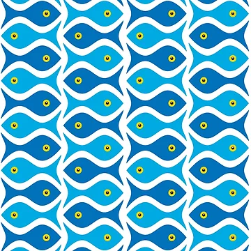 Artwork thumbnail, Fish Pattern by maxsomma.it