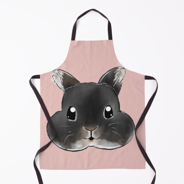 Item preview, Black Bunny Head _Bobby Bunniesmee designed and sold by bunniesmee.