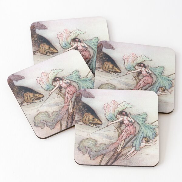 Item preview, Tom and the Trout by Warwick Goble designed and sold by vintage-art.