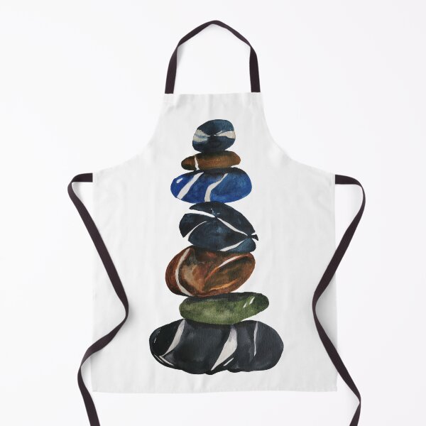 Item preview, Stacking blue rocks, pebbles, beach art designed and sold by Myartspace.