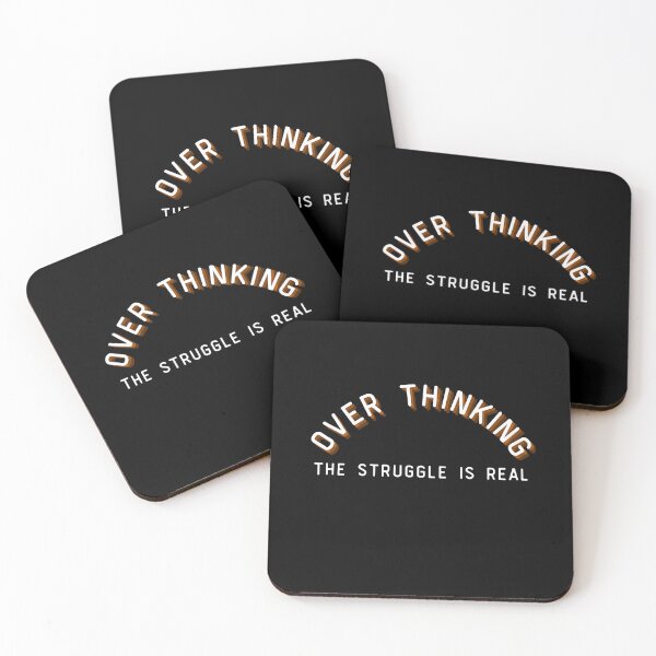 Item preview, Overthinking The Struggle Is Real  designed and sold by two7designs.