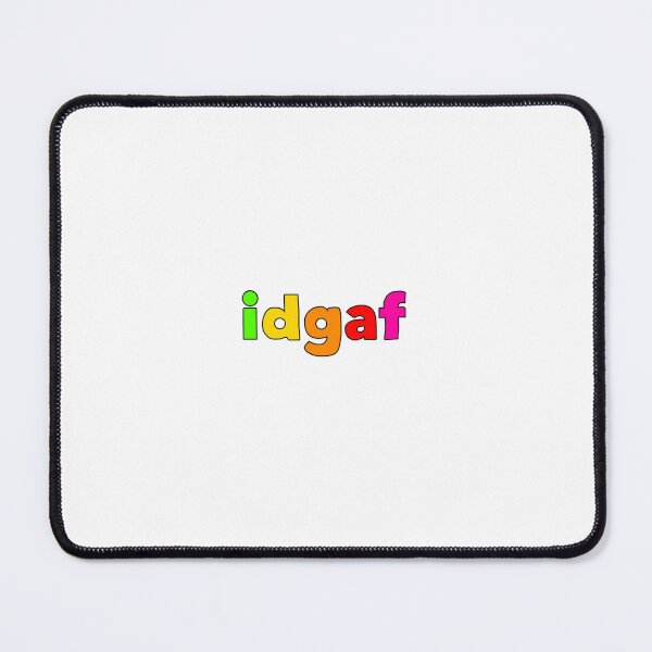 Item preview, idgaf designed and sold by angrystickergal.