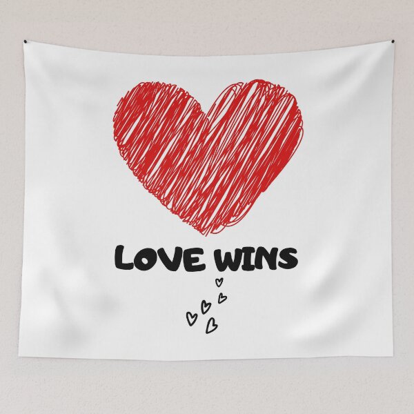 Item preview, LOVE WINS designed and sold by Amalaya.