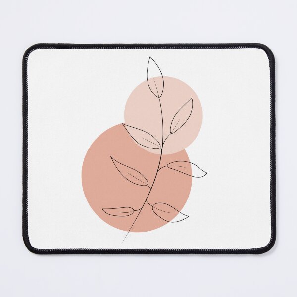 Item preview, Pink circles and leaf designed and sold by DriftDigitalArt.