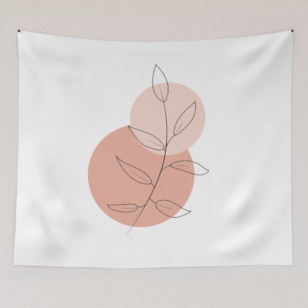Item preview, Pink circles and leaf designed and sold by DriftDigitalArt.