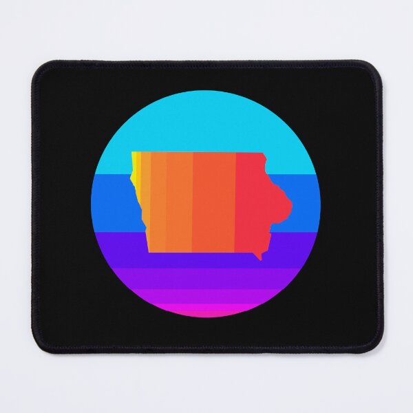 Item preview, Iowa - State of IA in colorful fibonacci gradients designed and sold by avataraustin.