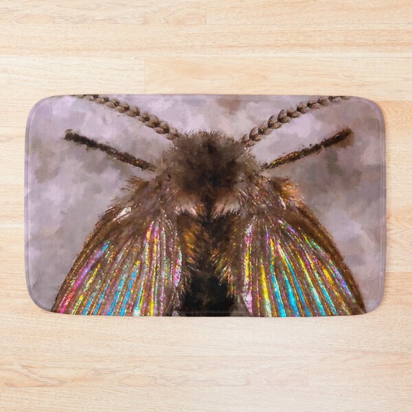 Item preview, Psychodidae Clogmia Albipunctata, Cute Drain Flies, Bathroom Moth Fly Clogmia Albipunctata, Household Drain Fly designed and sold by Trendymotion.