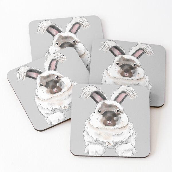 Item preview, White Anggora Bunny_ Brian Bunniesmee designed and sold by bunniesmee.