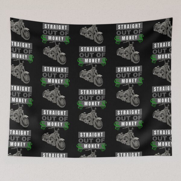 Item preview, Straight Out Of Money Cruiser Motorcycle designed and sold by two7designs.