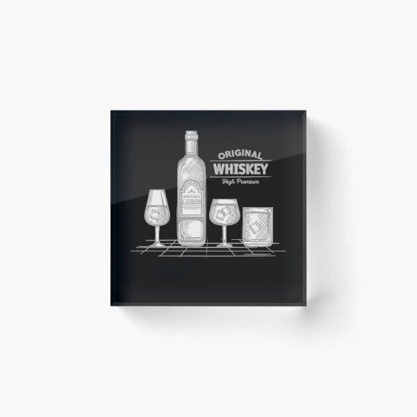 Item preview, Whiskey on the Rocks, Whiskey Lover designed and sold by antevasinart.