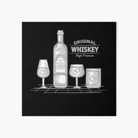 Item preview, Whiskey on the Rocks, Whiskey Lover designed and sold by antevasinart.