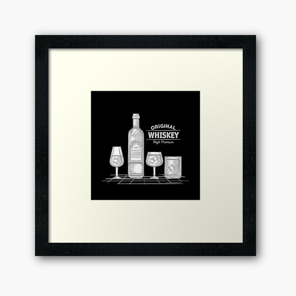 Item preview, Whiskey on the Rocks, Whiskey Lover designed and sold by antevasinart.