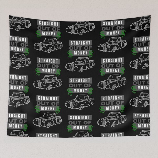 Item preview, Straight Out Of Money Cruiser Classic Truck designed and sold by two7designs.