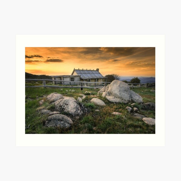 1081 Craig's Hut - Mt Stirling Art Print