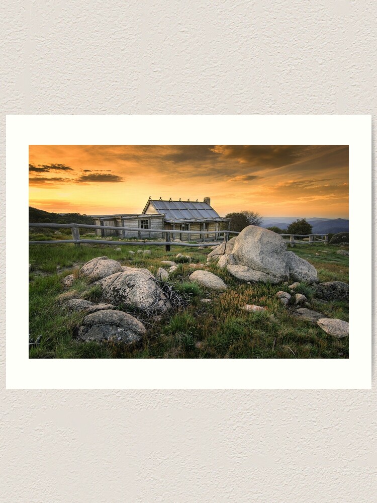 Alternate view of 1081 Craig's Hut - Mt Stirling Art Print