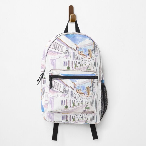 Item preview, Altea Spain Afternoon Street Scene On Costa Blanca designed and sold by artshop77.
