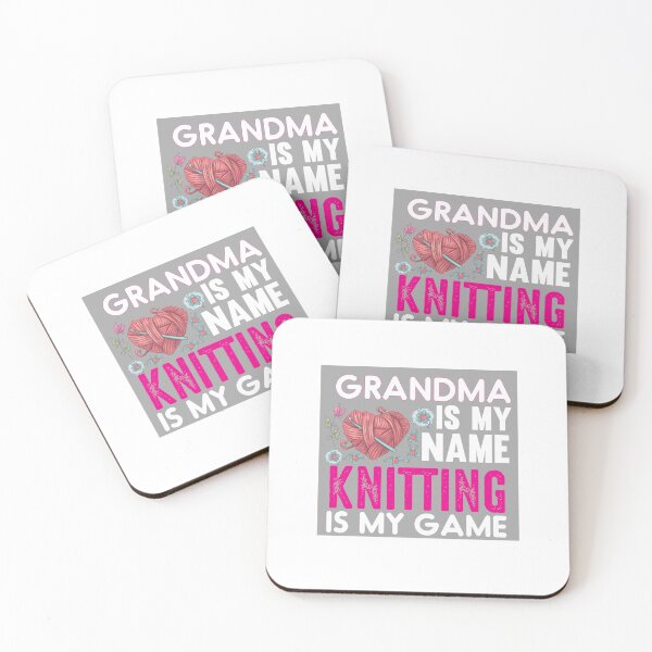 Item preview, Grandma Is My Name Knitting Is My Game designed and sold by Zakaria-4.