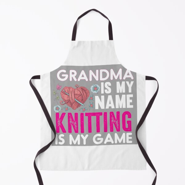 Item preview, Grandma Is My Name Knitting Is My Game designed and sold by Zakaria-4.