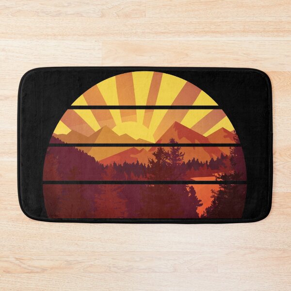 Item preview, Mountains sunset design designed and sold by Ideallity.