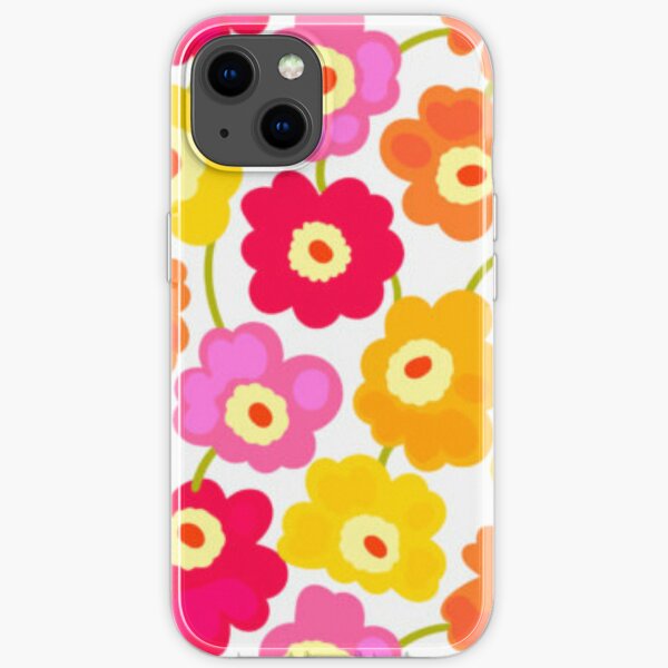 Cute Unikk0 flower design Cute poppy iPhone Soft Case