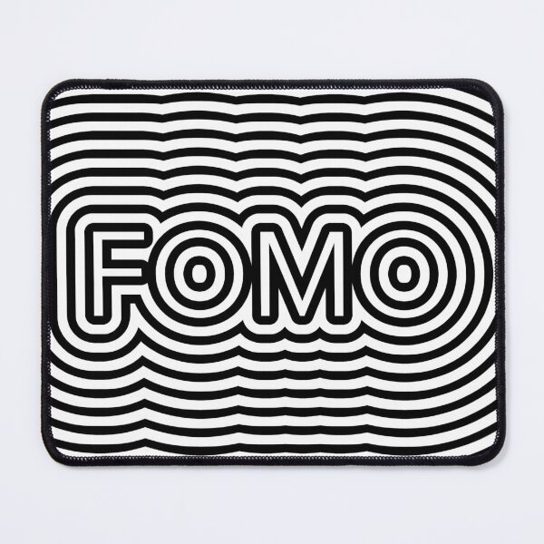 Item preview, Fomo optical illusion op art black lines designed and sold by Popalt.