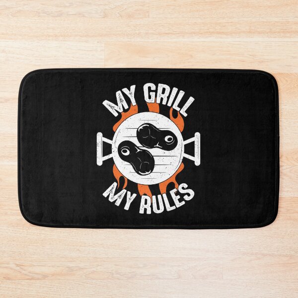 Item preview, My Grill My Rules BBQ Season Pitmaster Gift designed and sold by Marcid95.
