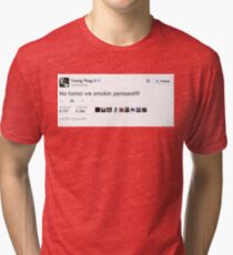 Young Thug No Homo We Smokin Tweet Tri-blend T-Shirt