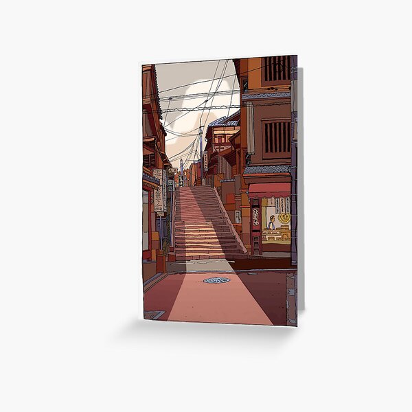 autumn steps Greeting Card