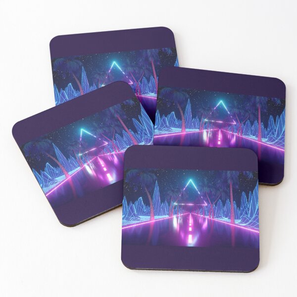 Item preview, Retrowave Highway designed and sold by muskitt.