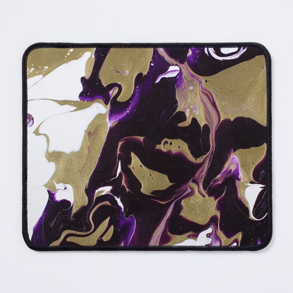 Item preview, Purple and Gold Abstract Fluid Pour designed and sold by GingerEccentric.