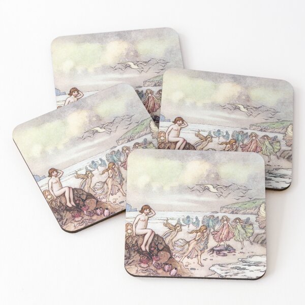 Item preview, Looking for Water Babies by Warwick Goble designed and sold by vintage-art.