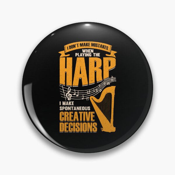 Item preview, Funny Harp Player Music Musician Harpist Gift designed and sold by Marcid95.