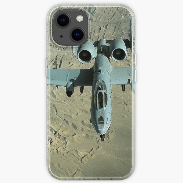 A U.S. Air Force Air Force A-10 Thunderbolt II in-flight over Afghanistan. iPhone Soft Case