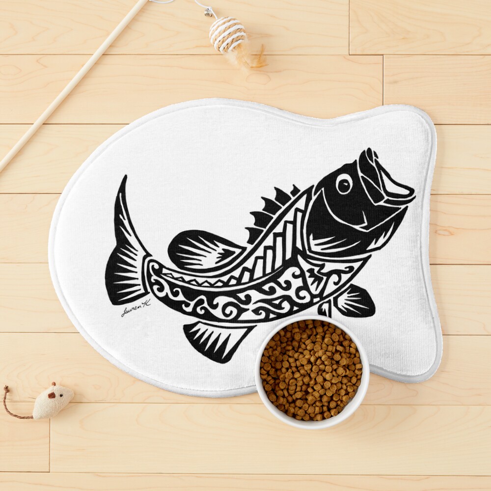 9 Pieces Fish Stencil Bass Fish Stencil Bass Fishing Stencil