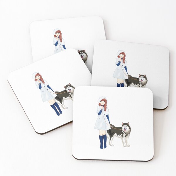 Item preview, Husky on a walk designed and sold by Dead-Poule.