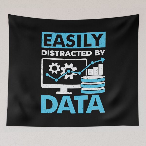 Item preview, Easily Distracted By Data designed and sold by Marcid95.