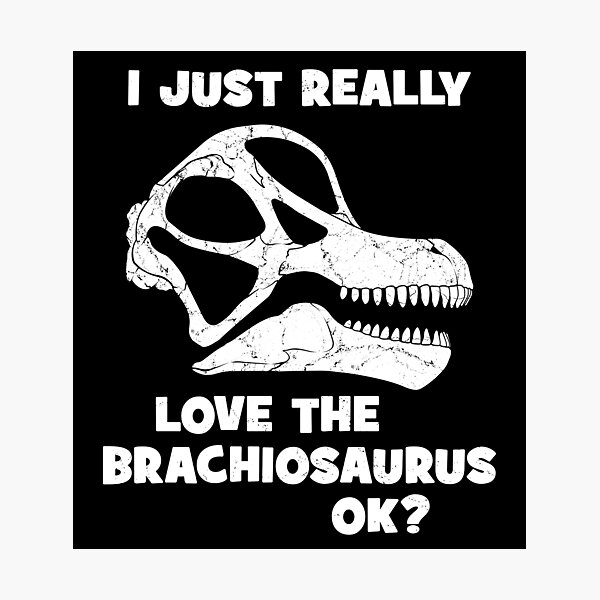Artikel-Vorschau von Brachiosaurus Fossil , designt und verkauft von NicGrayGraphic.