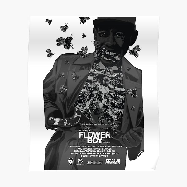 Tyler The Creator 'Flower Boy X CMIYGL' Poster