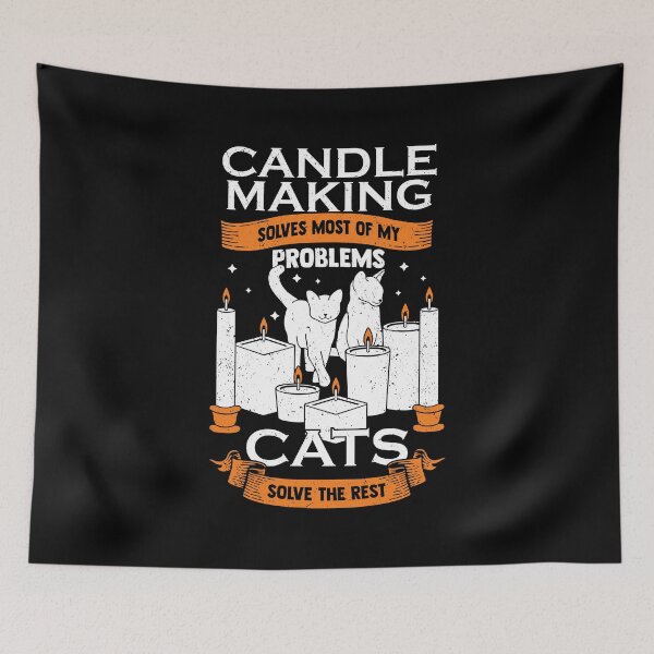 Item preview, Candle Making Cat Lover Gift designed and sold by Marcid95.