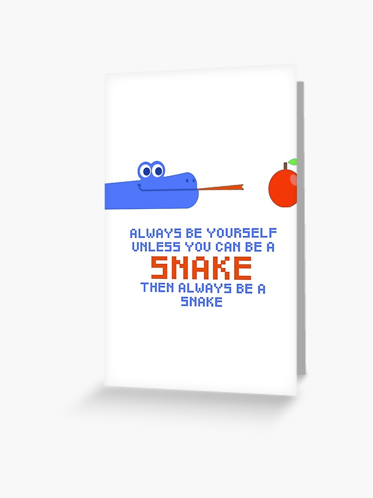 Snake Google Quote Art Print by palidoudz