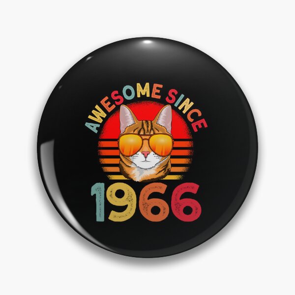Item preview, Awesome since 1956 Cat vintage 56th Birthday designed and sold by Ibu83.
