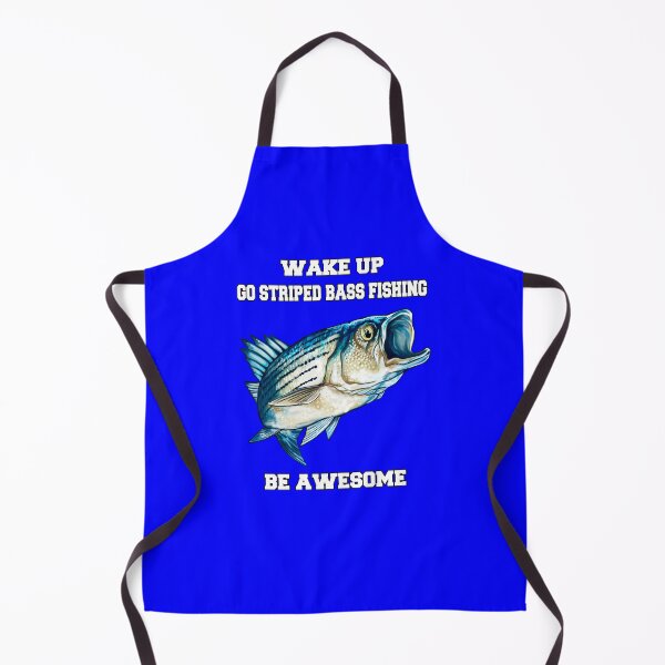 Item preview, Striped Bass Fisherman Gift Wake Up Go Striped Bass Fishing Be Awesome designed and sold by fantasticdesign.
