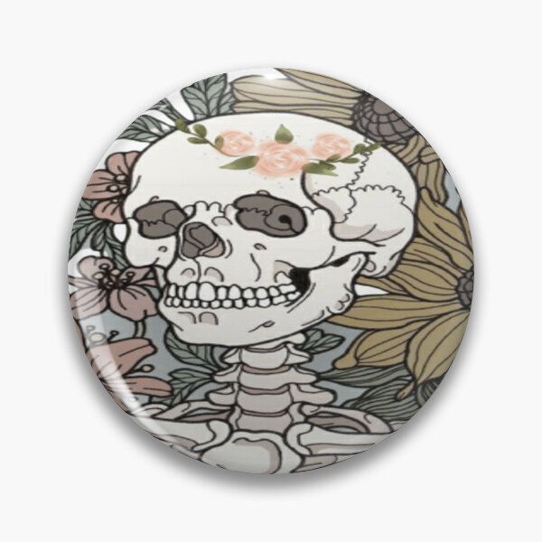 Item preview, bones and botany traditional art designed and sold by HagarStore.