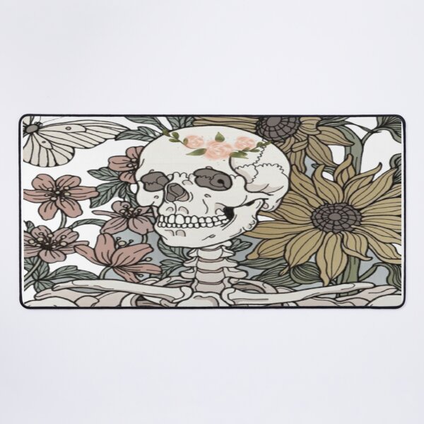 Item preview, bones and botany traditional art designed and sold by HagarStore.